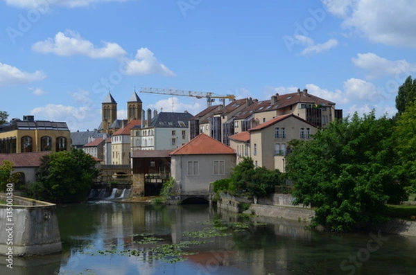 Fototapeta Metz latem/Metz in summer, Lorraine, France