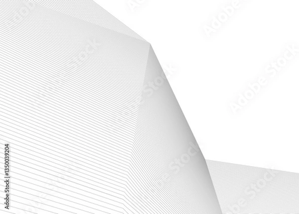 Fototapeta Abstract lines background vector 3d illustration