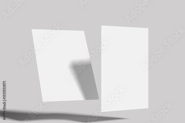 Obraz A4 FLYER BLANK