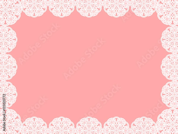 Fototapeta カーネーションのフレーム