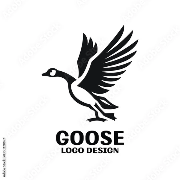 Fototapeta Goose Vector Logo Design