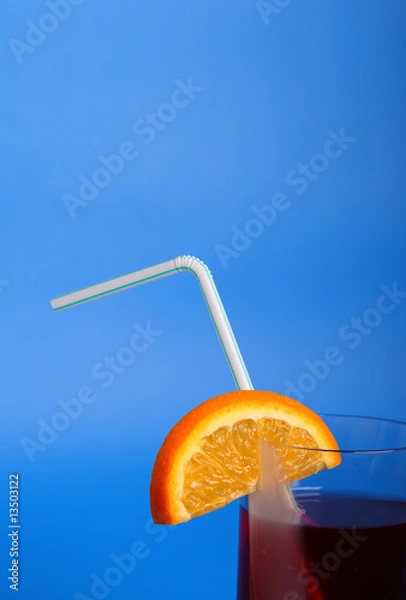Fototapeta Juice with orange
