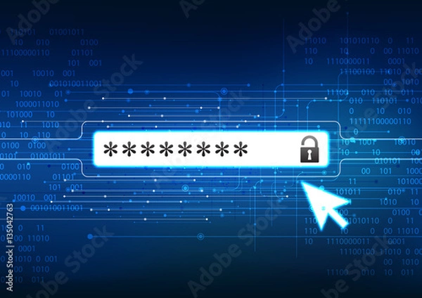 Obraz vector abstract background technology illustration communication