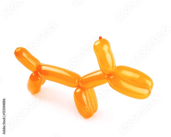 Fototapeta Puppy made of modelling balloon