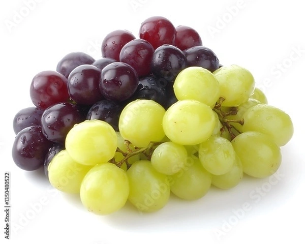 Obraz A close up image of a colorful grape cluster