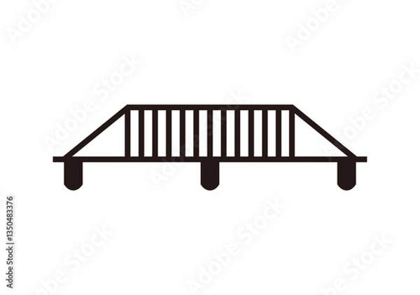 Fototapeta 鉄橋　アイコン