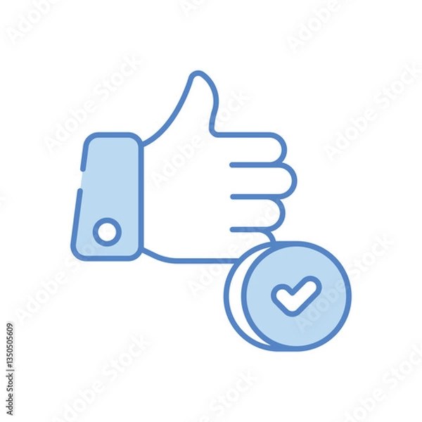 Obraz Best Choice vector icon stock illustration