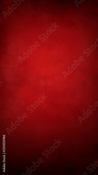 Fototapeta A vintage grain textured design with a smooth red gradient transition, evoking a sense of nostalgia, warmth, and timeless elegance, blending modern design with classic style