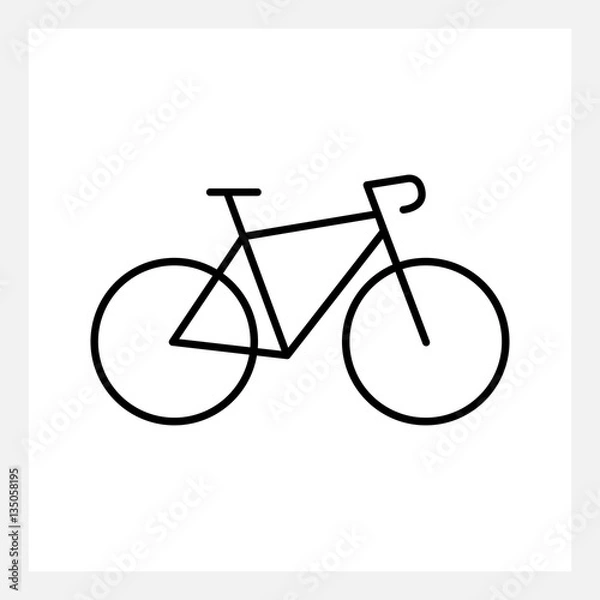 Fototapeta Bicycle icon