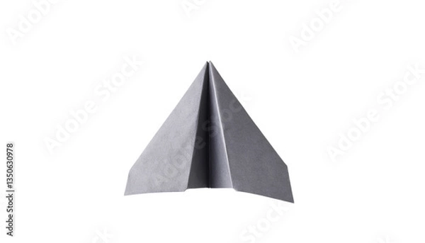 Fototapeta Grey Paper Airplane