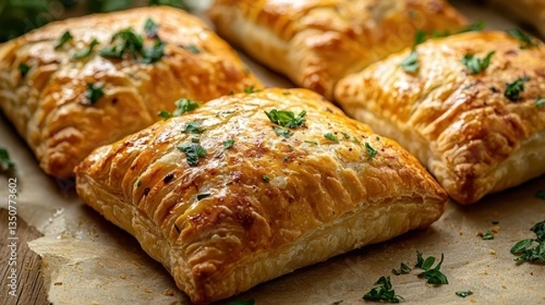 Fototapeta Grilled Sandwich with Soup