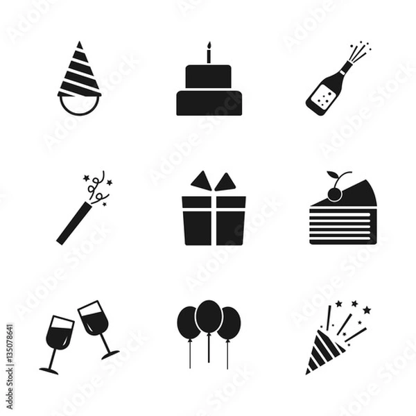 Obraz Celebration party set