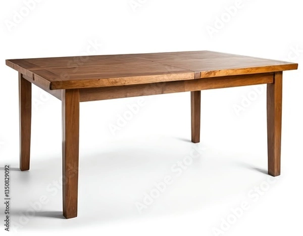 Fototapeta Modern Wooden Extendable Dining Table
