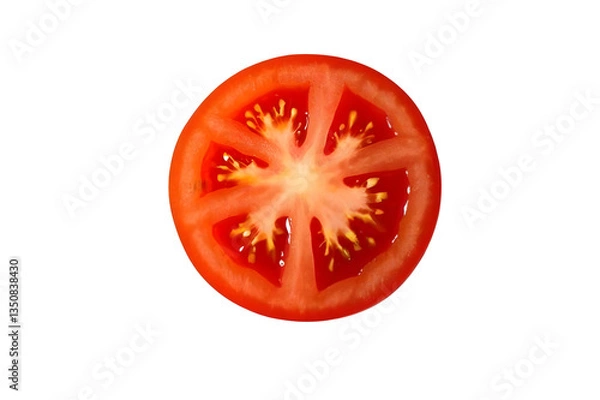 Obraz tomato isolated on white background