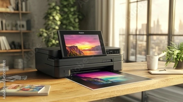 Obraz Home Photo Printer with LCD Screen