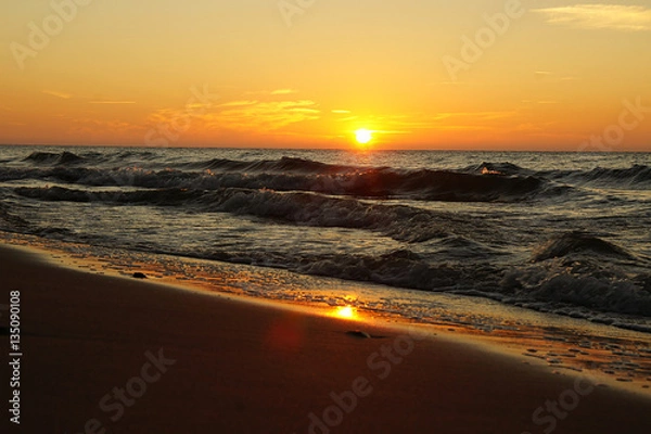 Fototapeta zachód słońca