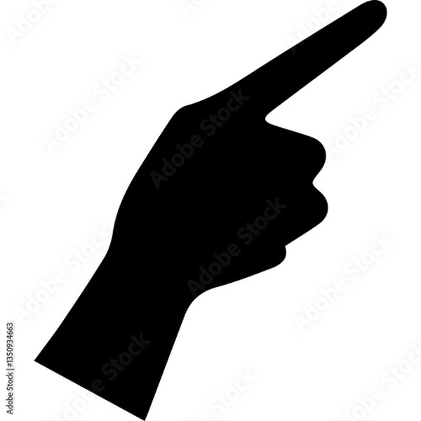 Obraz Pointing Hand to the Right