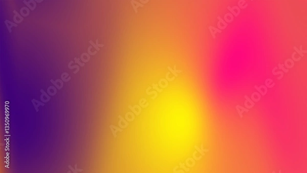 Obraz Vibrant Gradient Abstract with Warm and Cool Hues Creating a Harmonious Colorful Background Design