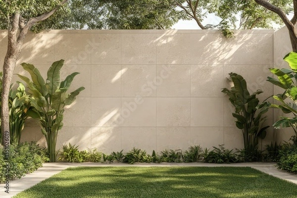 Obraz palm tree in the park