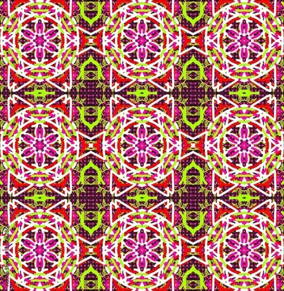 Fototapeta seamless pattern with flowers