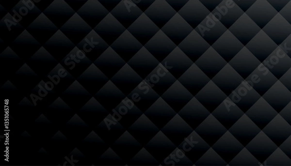 Fototapeta realistic dark black diamond pattern wallpaper design