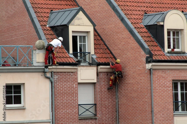 Obraz Réparation toiture façade