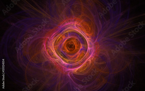 Obraz cosmic eye fractal background