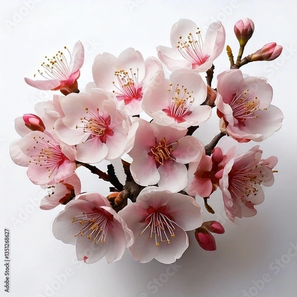 Fototapeta 벚꽃 체리블라썸 벚꽃 한송이