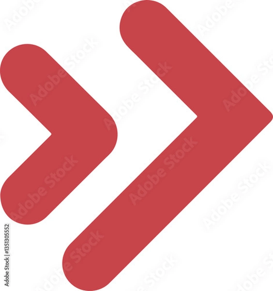 Obraz red arrow sign