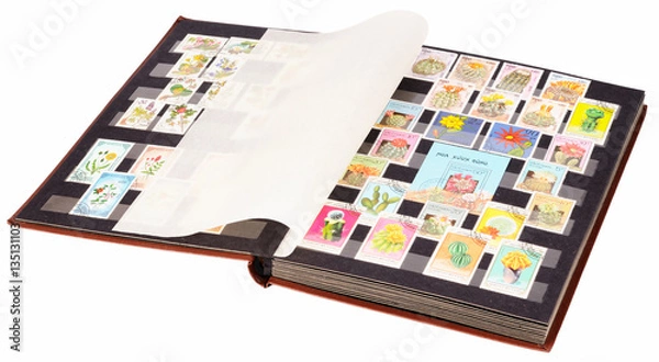 Obraz Open stamp album