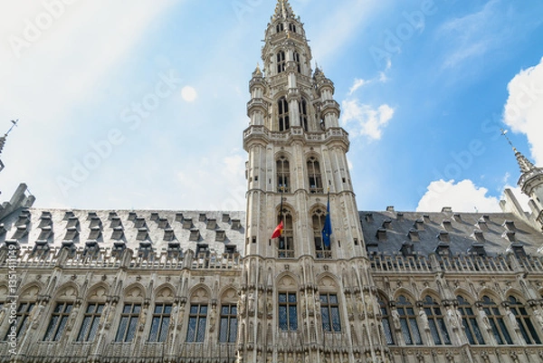 Obraz Brussels old town square