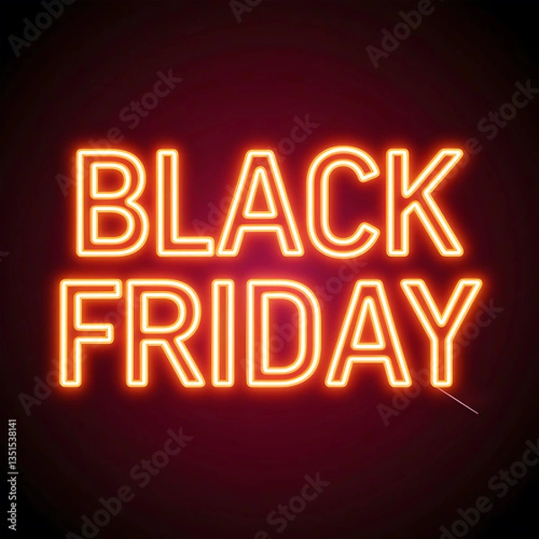 Obraz Black Friday Text Background