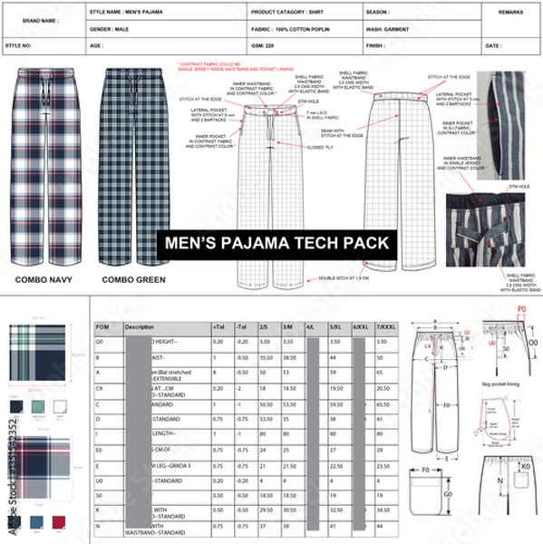 Obraz MEN’S pajama TECH PACK