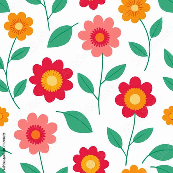 Obraz Shameless Pattern Design on white background 