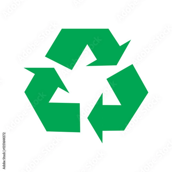 Fototapeta recycle arrow icon