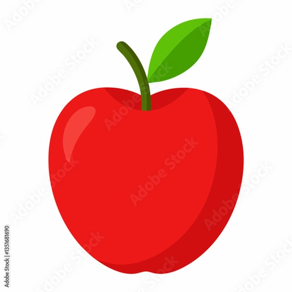 Fototapeta Apple vector illustration 