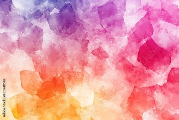 Fototapeta Colorful Watercolor Abstract Displaying Varied Shades and Artistic Texture