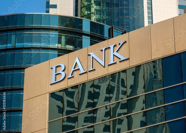 Obraz Budynek bankowy