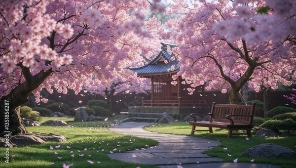 Obraz japanese cherry blossom