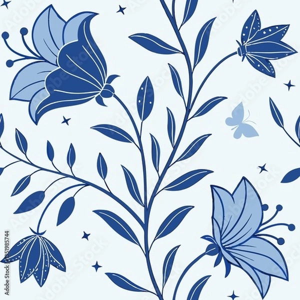 Obraz seamless pattern background