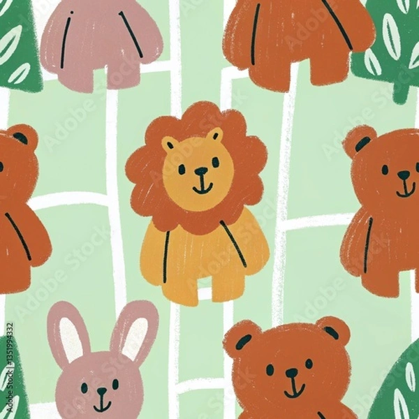 Obraz seamless pattern background