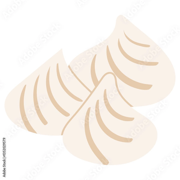 Obraz songkran face powder handrawn flat style illustration