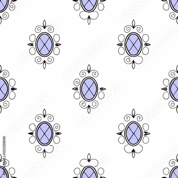 Obraz seamless pattern background