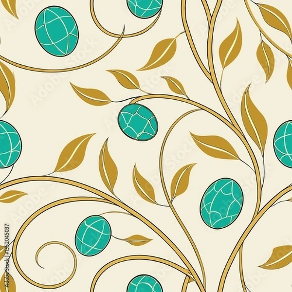 Obraz seamless pattern background