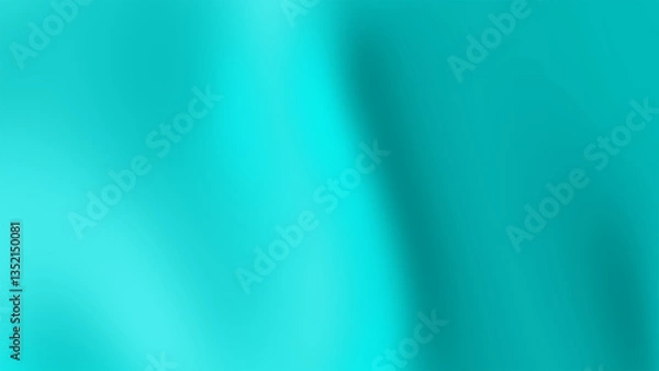 Obraz Abstract Turquoise Gradient With Smooth Transition Blurring Texture Vivid Blue Green Aesthetic