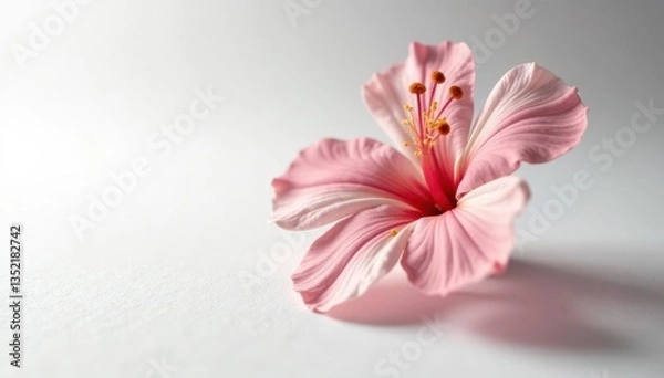 Obraz Close-up of a delicate item against stark white, highlighting detail and texture , product, advertising