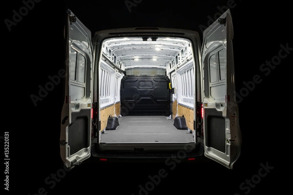 Fototapeta Empty van