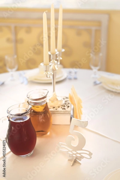 Obraz Wedding table for guests