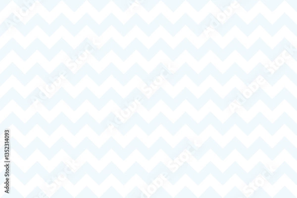 Fototapeta AliceBlue and white color Zig zag seamless pattern.