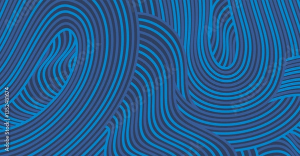 Fototapeta Abstract colored background textured irregular wave striped lines. seamless geometric pattern design for certificates, invitations, textiles, apparel, covers, banners and more.